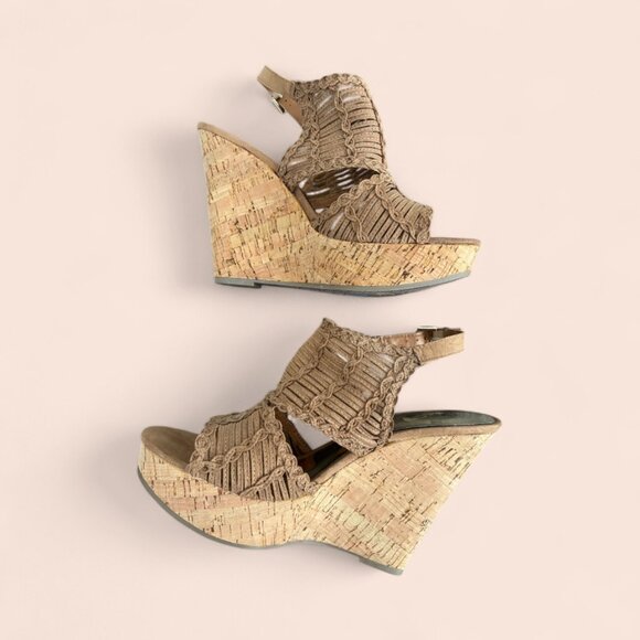 Carlos by Carlos Santana - Beautiful Wedge Shoes - Size 10 - Picture 1 of 4